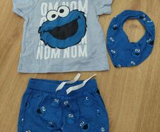 H&M Sesame Street Cookie Monster set
