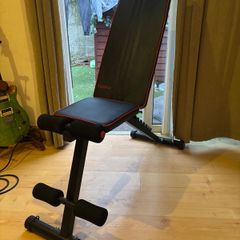 Bench + Barbell + 60kg Weights