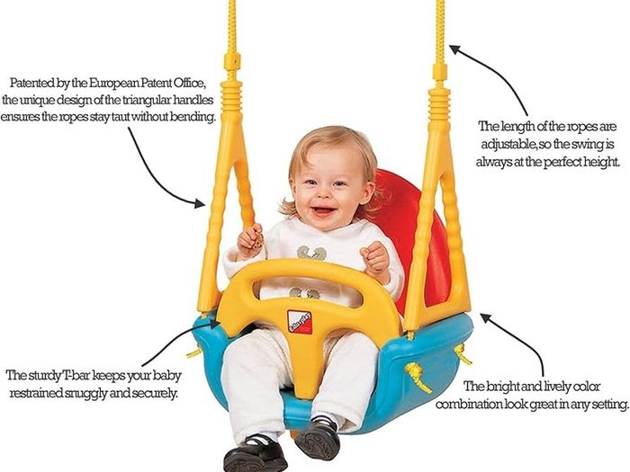 Edo-play swing seat 3 in 1 convertible