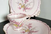Vintage Tuscan "April Beauty" Bone China Tea Set for One