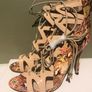 Snakeskin high heels Image 4