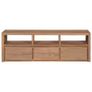 TV Cabinet Solid Teak Wood with Natural Finish 120x30x40 cm Image 7