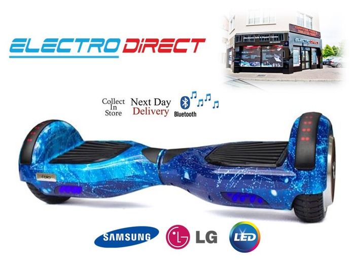 6.5 inch Hoverboard Diablo Bluetooth - Blue Galaxy for Sale