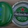 Vintage Heineken Beer Circle Metal Tin Bar Serving Trays Image 2