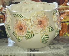 Old Large Ceramic Indoor Planter Jardiniere or Cachepot, Postage Available or Collection