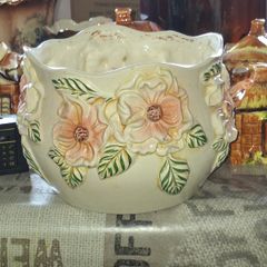 Old Large Ceramic Indoor Planter Jardiniere or Cachepot, Postage Available or Collection