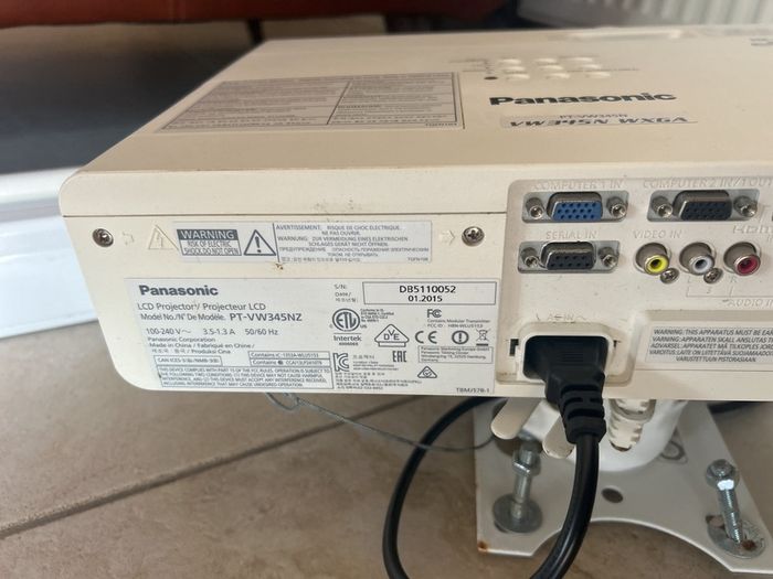 Panasonic Projector with Sapphire pull up or down Screen