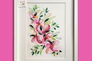 FRAMED Original Watercolour Painting