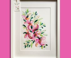 FRAMED Original Watercolour Painting