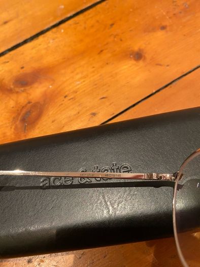 Ace & Tate Neil Satin Silver glasses and Sunglasses Clip on