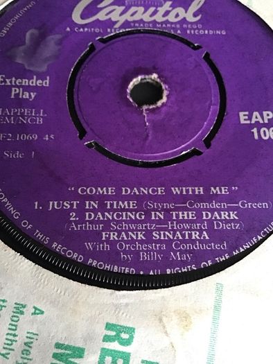 Frank Sinatra vinyl single 4 track record - Come Dance with me EP