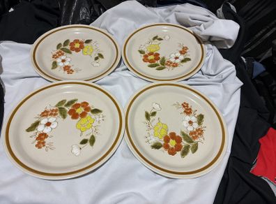 Mountain Wood Stoneware large dinner plates