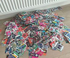 Thousands of Match Attax and Panini Football Cards