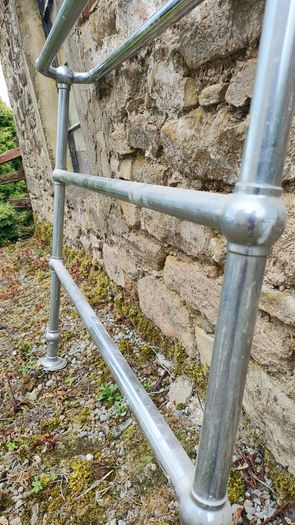 Vintage Chrome Towel Rail