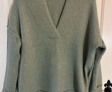 Yaya Jumper in Sage Green - Size M / Size 12