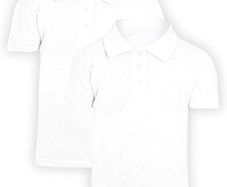 As new white polo shirts