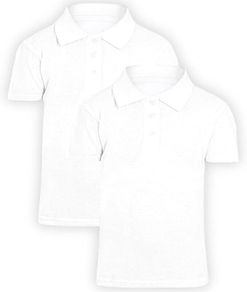 As new white polo shirts