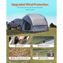 SUV Tent for Camping, 8FT L x 8FT W, Waterproof PU2000mm Spacious Double Layer Design for 5-8 Person Image 5