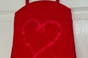 Pillarbox Red Heart Cloth Handbag