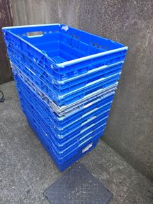 10 x Stacking Nesting Crate Ventilated