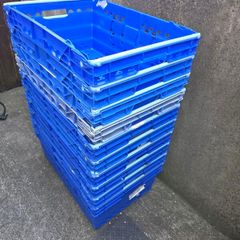 10 x Stacking Nesting Crate Ventilated