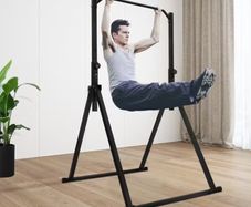 Pull-Up Bar  Heavy Duty 200kg Capacity Adjustable Gymnastic Bar Freestanding