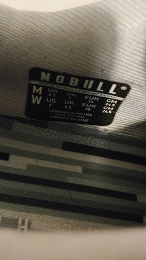 NOBULL SuperFabric Trainers  Black & Grey | Size UK 6 EUR 39