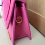 New Jacquemus Le Chiquito Long Pink Leather Top Handle Bag Strap Dust Bag Image 5