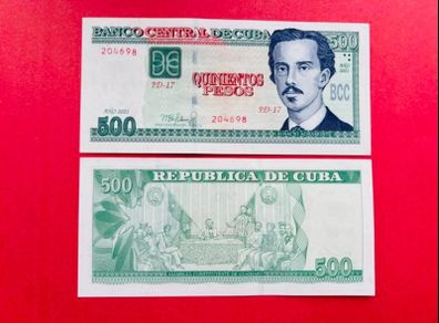 Cuba  500 Pesos. 2021 Pick 131. ( Uncirculated. )