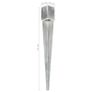 Ground Spikes 12 pcs Silver 10x10x76 cm Galvanised Steel Image 5