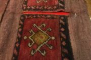 Antique Persien hand loomed saddleback bag