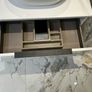 Ex Display Galsaky Gloss White 800 Wall hung vanity unit Image 4