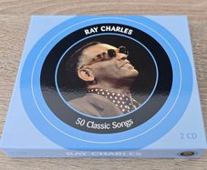 Ray Charles - 50 Classic Songs. 2 CD boxset. Mint condition