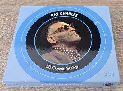 Ray Charles - 50 Classic Songs. 2 CD boxset. Mint condition
