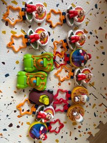 Random selection McDonalds toys - Super Mario/Mr Men