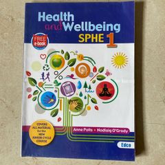 Junior Cycle SPHE    Health and Wellbeing SPHE 1  Includes free e-book code