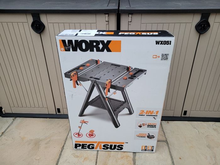 Folding Workbench Sawhorse Worx Pegasus WX051