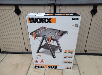 Folding Workbench Sawhorse Worx Pegasus WX051