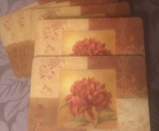 place mats x 6