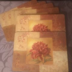 place mats x 6