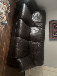 leather sofa