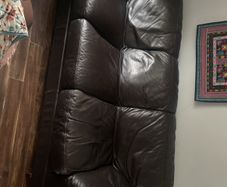 leather sofa