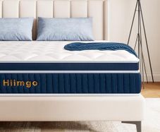 Hybrid Mattresses-26CM Double Mattress-Pocket Spring with Memory Foam Medium Firm Strengthen Edge Support, with Motion Isolation-135x190x26CM