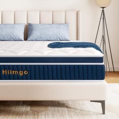 Hybrid Mattresses-26CM Double Mattress-Pocket Spring with Memory Foam Medium Firm Strengthen Edge Support, with Motion Isolation-135x190x26CM