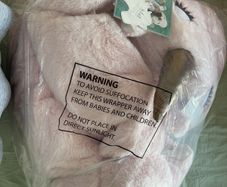 Frolics Plush Sleeping Bag Assorted Animals (Unicorn pink)