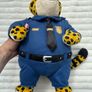 Zootopia Officer Clawhauser Disney Store Stamped Cuddly Plush approx. 14 Used Please look at the pictures Image 2