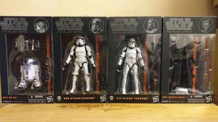 star wars collection black series lot trooper