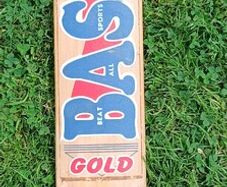 BAS Vampire Gold short handle cricket bat