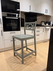 Three IKEA Solid Wood Kitchen Chairs