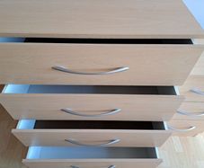 drawers plus matching bedside locker